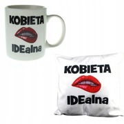 ZESTAW PREZENTOWY PODUSZKA + KUBEK WALENTYNKI