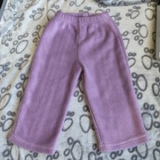 Spodnie polarowe fioletowe 68