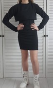 Bluza top czarna 12 lat + r. XS