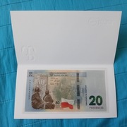 Polski Banknot 80 rocznica wybuchu Powstania Warszawskiego 20 zł 2024 NBP