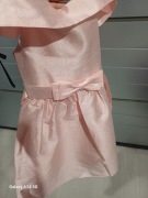 Sukienka elegancka błyszcząca pomarańczowa nowa 116 fiona&Co imprezy