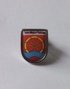 Herb gmina Miejsce Piastowe przypinka pin odznaka wpinka