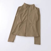 Damska bluza sportowa z długim rękawem do jogi i biegania Siłownia