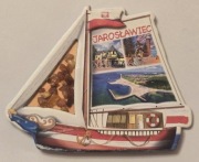Magnes na lodówkę JAROSŁAWIEC BAŁTYK MIELNO USTKA CHŁOPY KOŁOBRZEG(1K) 