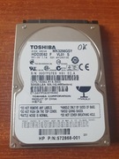 Dysk twardy HDD 320GB 2,5" SATA 7200RPM Toshiba MK3256GSY