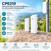 Access Point TP-Link 2.4GHz 300Mbps 9dBi Outdoor CPE210