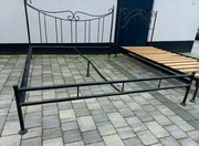 Łóżko stalowe metalowe kute ikea loft rama pojedyńcze podwójne żelazne