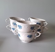 Porcelanowe bulionówki flaczarki Włocławek vintage