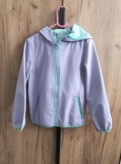 Kurtka Softshell  fiolet 128/134 na polarze Kik&Koko