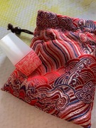 Pieczątka chińska z sakiewką  