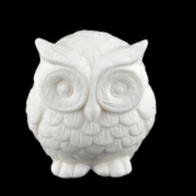 Sowa sówka mądra główka z gipsu figurka 4.8 cm