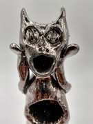 Ceramiczny  diabeł  - na kadzidełka 