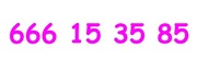 666 15 35 85 ZŁOTY NUMER T-Mobile / HEYAH
