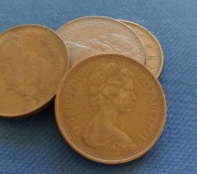 Moneta, Wielka Brytania, 2 pensy 1971 New pence