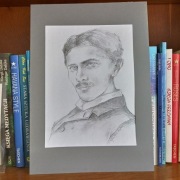 Portret Nikola Tesli nr 3 -ołówek 