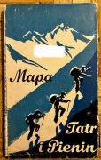 Mapa Tatr i Pienin - 1957 r.