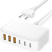 Ładowarka sieciowa USB-C 100W, 6-portowa 