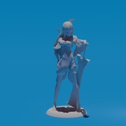 Figurka Beidou z Genshin Impact