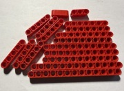 LEGO TECHNIC LIFTARM CZERWONE 17 SZT 