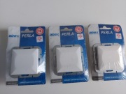 Wyłącznik krzyżowy Podtynkowy Abex biały