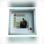 Ramka 3D scrabble Walentynki prezent