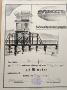 Świadectwo Pływackie Poczdam 1926 r