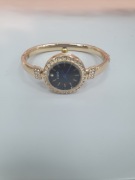 Okrągła bransoletka damska zegarek ze stali chirurgicznej 