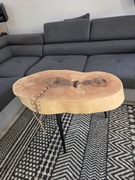  Stolik Kawowy LOFT - Blat z Litego CISU (11 cm!)