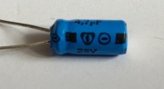 Kondensator elektrolityczny 4,7uF/25V  10szt-kpl