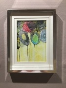 Obrazki z motywem abstrakcyjnych kwiatów 