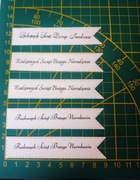 Papierowe scrapki - zestaw świątecznych etykietek