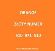 510 971 510 numer VIP Starter Łatwy Prosty Prepaid, Karta SIM