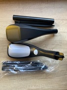 Dwie ogrodowe lampki solarne