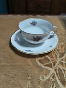 Stare przedwojenne Duo do kawy Ohme kwiaty