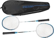 Profesjonalne rakiety do badmintona zestaw 2 szt. pokrowiec komplet nowy