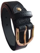 Pasek DAMSKI SKÓRZANY VERA PELLE CZARNY 100 CM