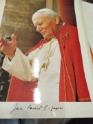 Stare kalendarze , książki, zdjęcia, pamiątki z Papieżem Janem Pawłem II.