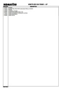 Katalog części Komatsu WB 97 R - 5 E0 
