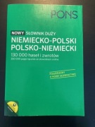 Nowy słownik duży niemiecko polski polsko niemieck