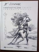 Folder z blokiem Fi 5484-5487 ** fantastyczne światy+ 4 filanoty