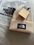 Nowa beżowa czapka zimowa The North Face