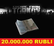 ESCAPE FROM TARKOV 20KK 20.000.000 ROUBLES RUBLI WALUTA EFT