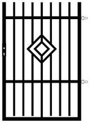 Furtka ogrodzeniowa GREKA