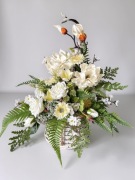 wiązanka stroik kompozycja kwiatowa nagrobna