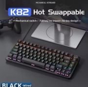 Klawiatura Mechaniczna APAYADO z Pokrętłem Multimedialnym Podświetlenie