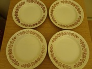 Talerze głębokie Budy, Ukraina, ZSRR, retro, vintage, 4 sztuki