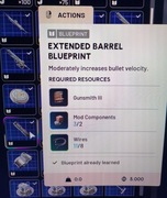 Wydłużona Lufa Extended BarrelBLUEPRINT PLAN  ARC RAIDERS PC/PS/XBOX