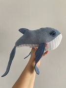 Wieloryb hand made z dzińsu