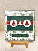 Kartka świąteczna ręcznie robiona, 