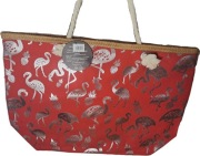 TORBA plażowa, flamingi, duża, mocna 